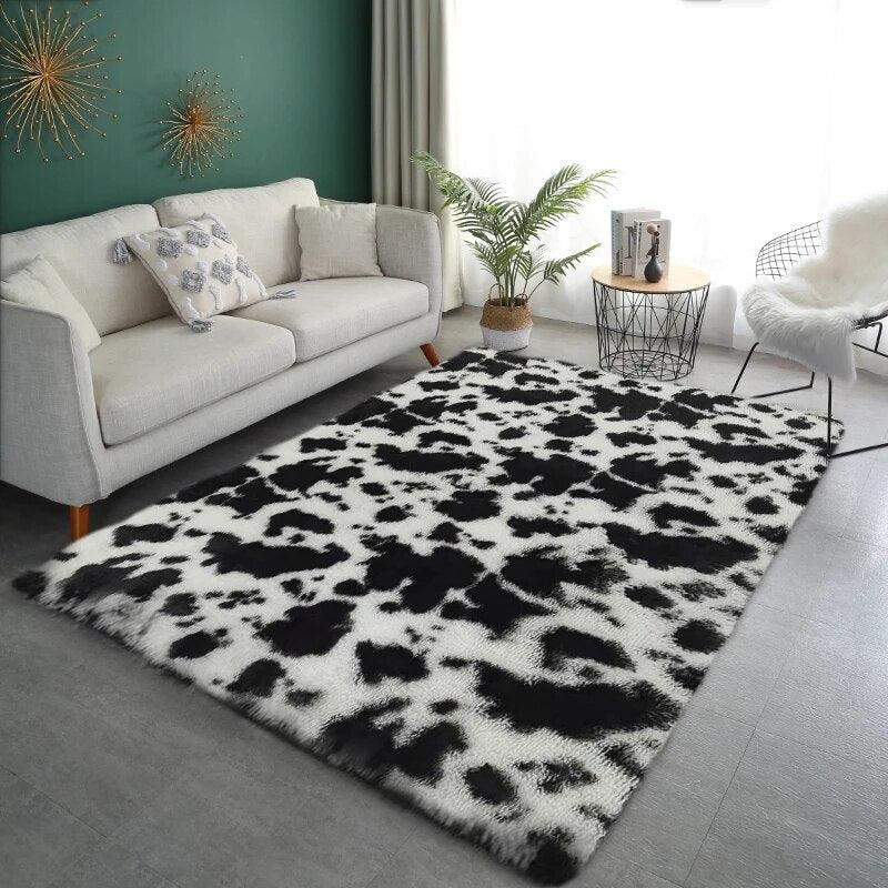 Tapis motif peau de vache