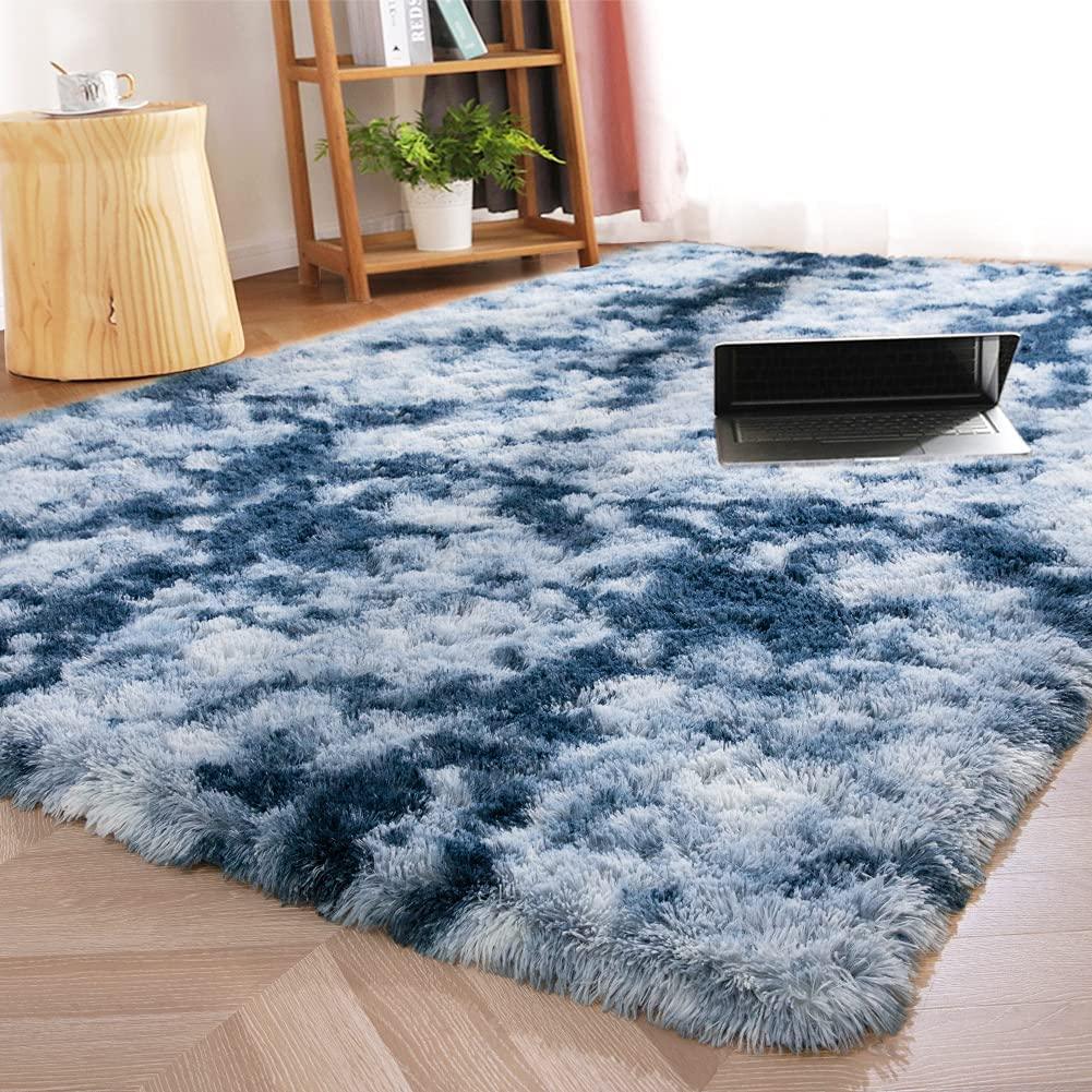 tapis bleu blanc