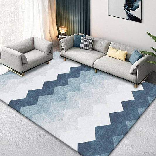 tapis de salon scandinave