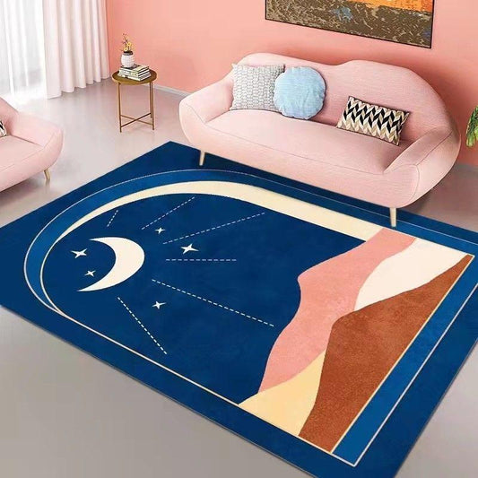 tapis bleu nuit