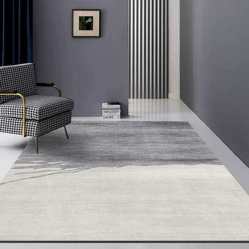 Tapis design gris et beige