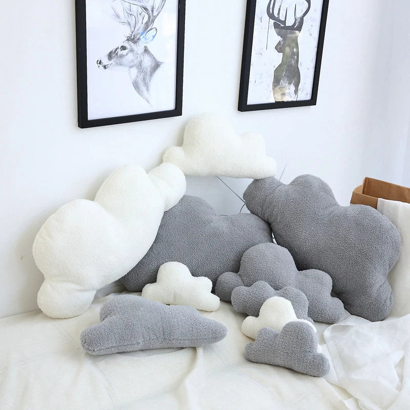 Coussin nuage blanc