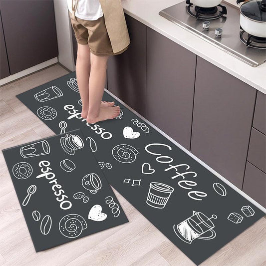 tapis cuisine gris