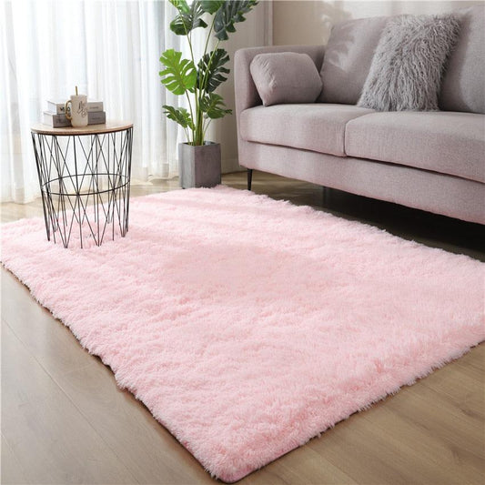 tapis rose pale