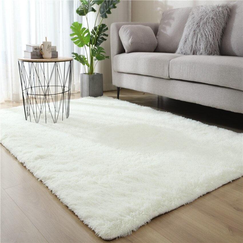 tapis salon blanc