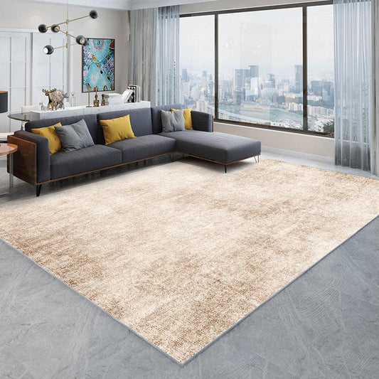 grand tapis beige salon