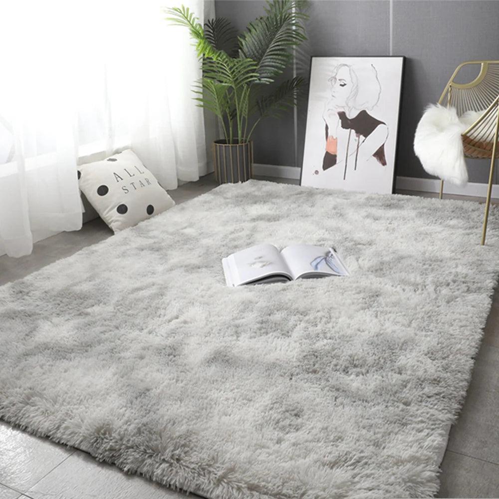 Tapis fourrure chambre salon salle de bain