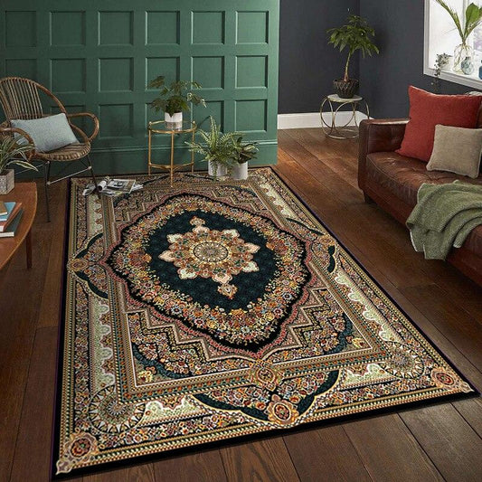 tapis vintage multicolore