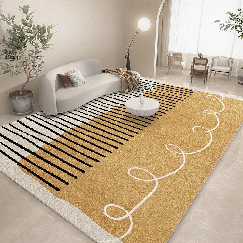 tapis jaune design