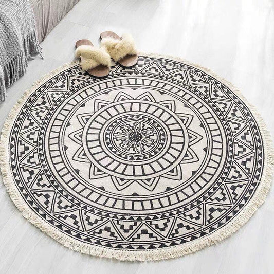 tapis rond 120cm