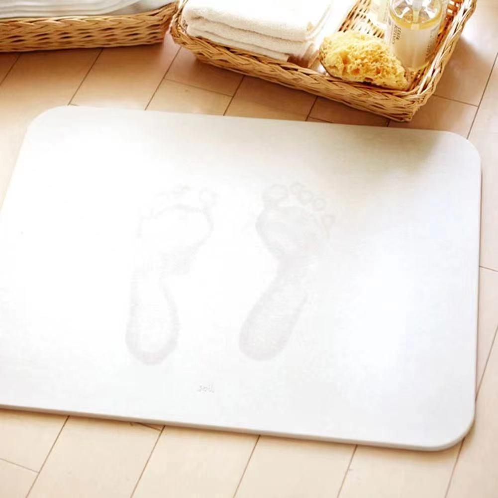 tapis de bain diatomite