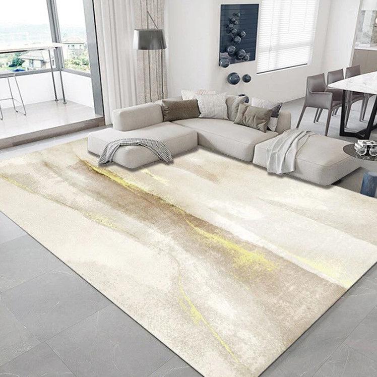 tapis beige doré