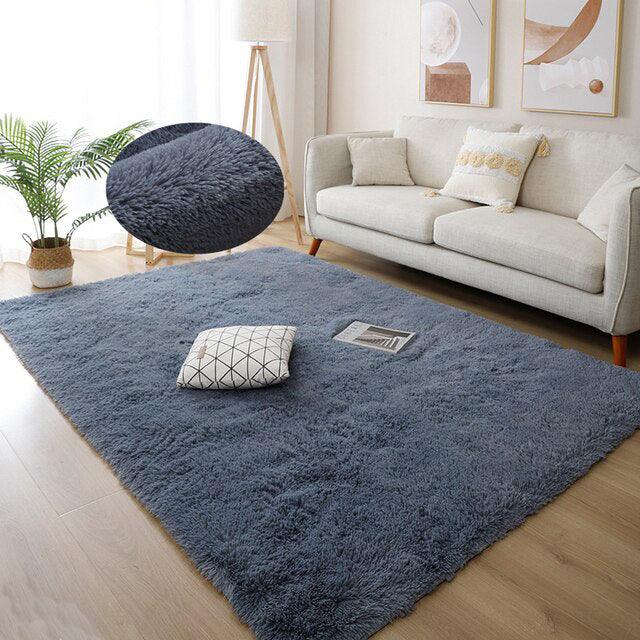 Tapis design gris anthracite