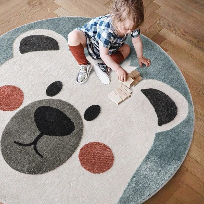 tapis rond enfant