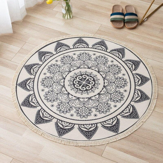 tapis rond 90cm