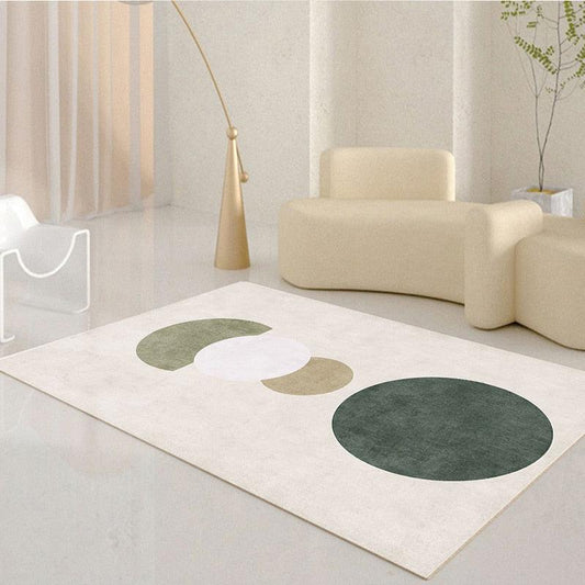 tapis beige vert