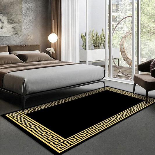 Chambre avec tapis design