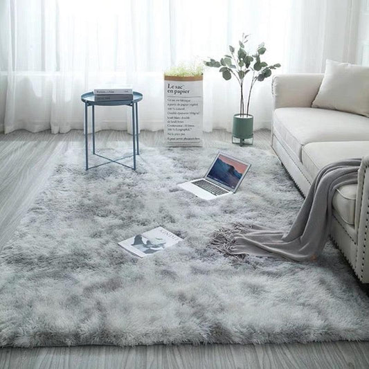 tapis de chambre gris