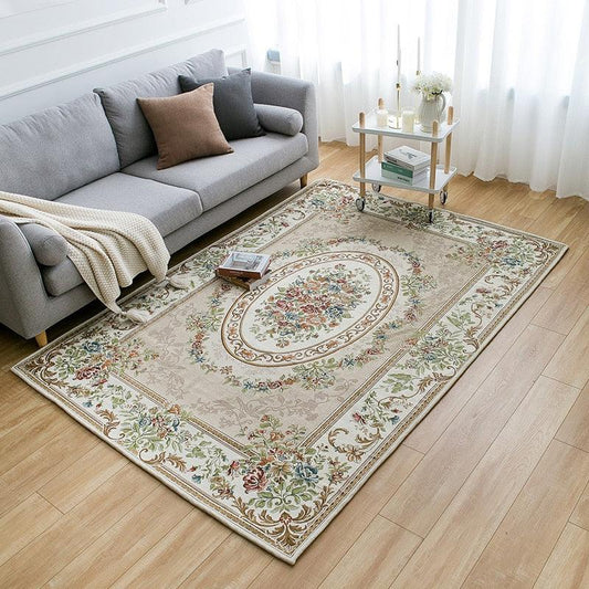 tapis vintage beige