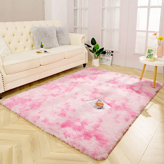 tapis nuage rose