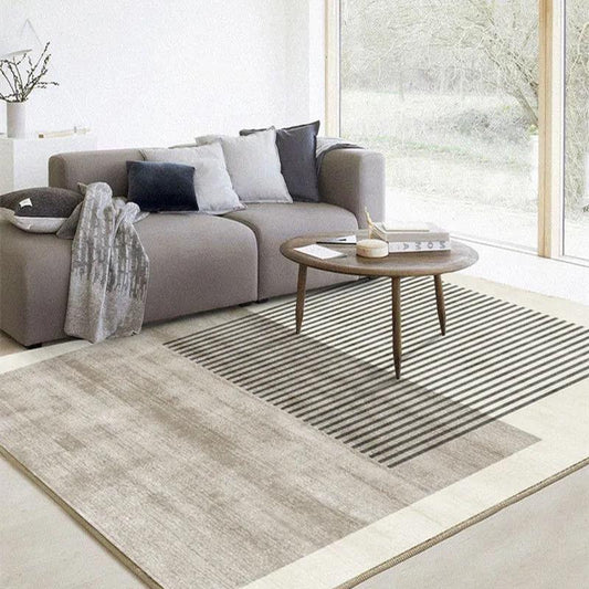 tapis gris moderne