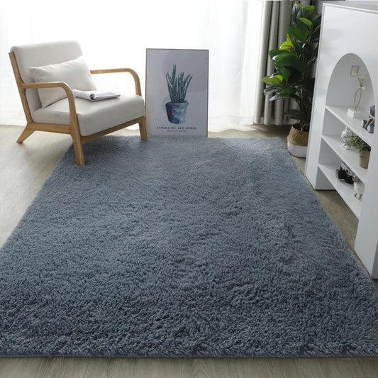 Tapis design gris foncé